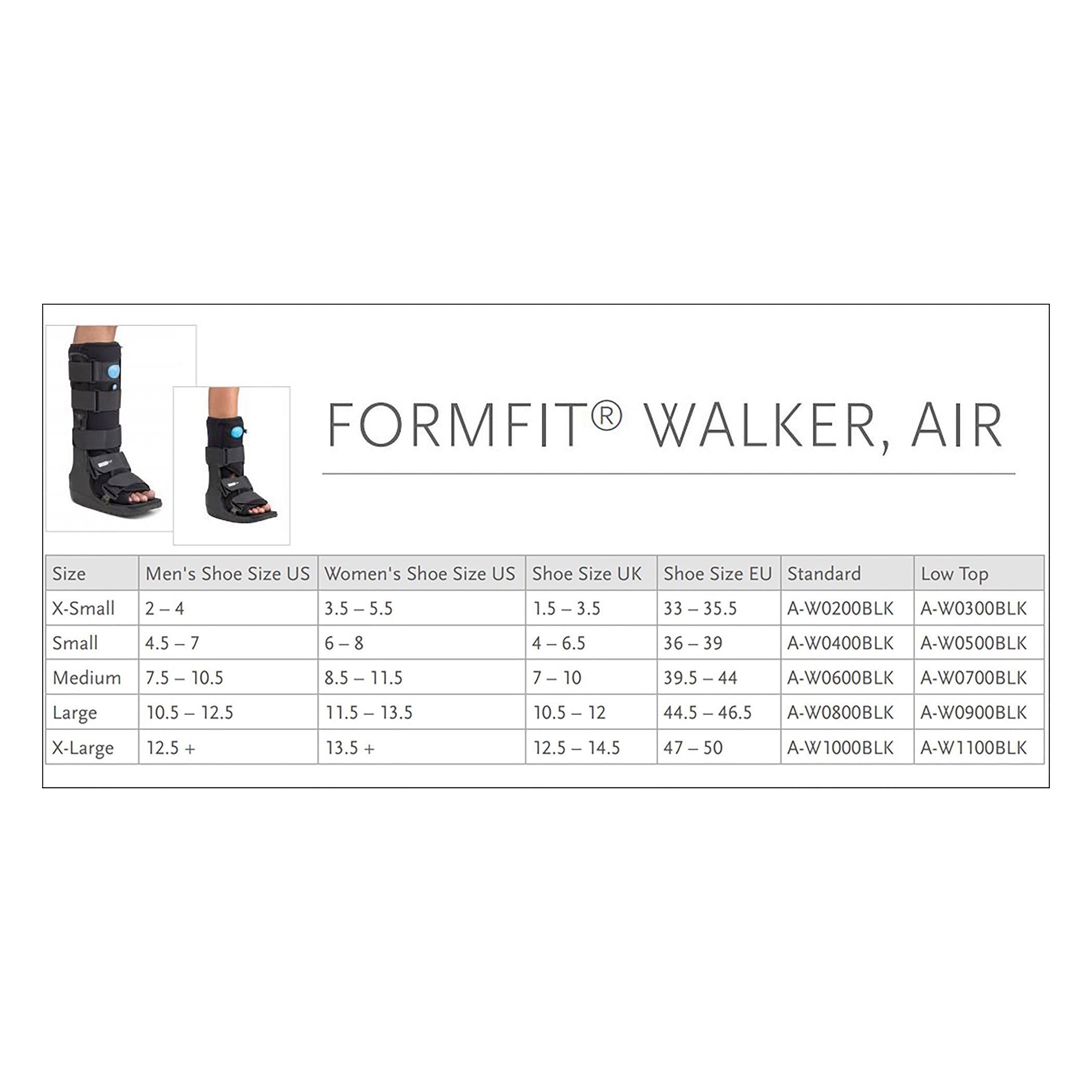 Air Walker Boot Formfit® Walker Air Pneumatic Adult Tall