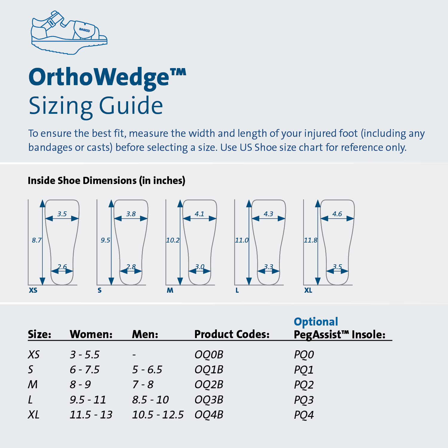 Darco OrthoWedge Shoe