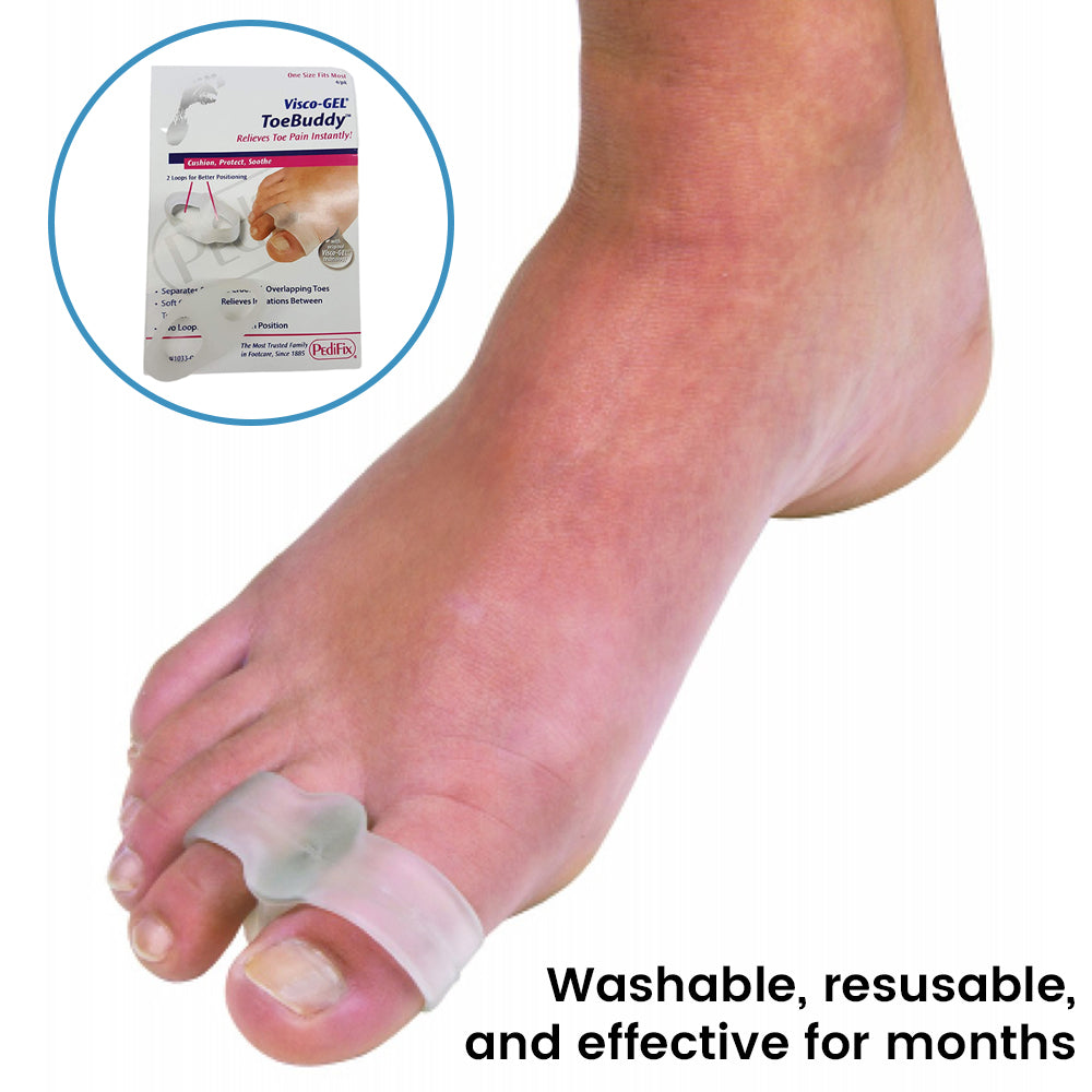 Toe Spacer Visco-GEL® ToeBuddy® One Size Fits Most Pull-On Toe