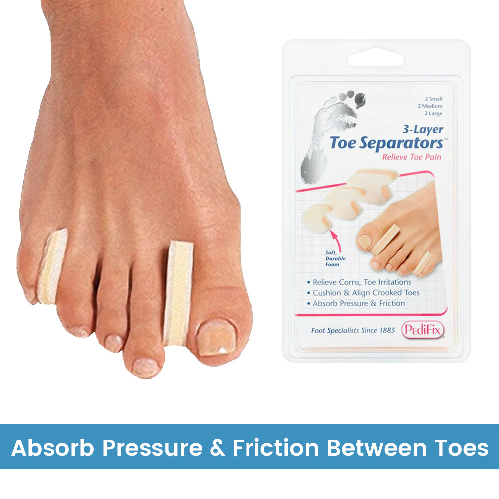 Pedifix Toe Spacer 3-Layer Toe Separators™