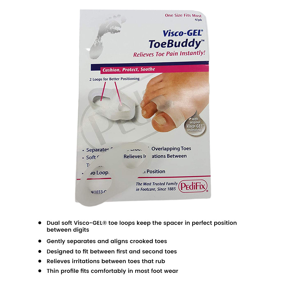 Toe Spacer Visco-GEL® ToeBuddy® One Size Fits Most Pull-On Toe