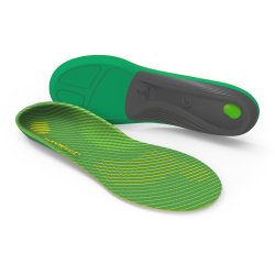 Superfeet® RUN Comfort Full Length Carbon Fiber / Foam / Green / Yellow